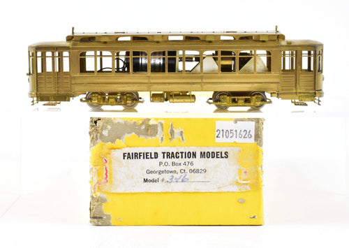 HO Brass Fairfield Models 346 CSL - Chicago Surface Lines Big Brill Car