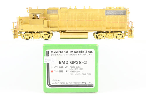 HO Brass OMI - Overland Models Inc. UP - Union Pacific EMD GP38-2 #2335-2344 Ex. MKT - Missouri Kansas Texas 1990-1992