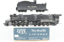 Load image into Gallery viewer, HO Brass PFM - United D&amp;RGW - Denver &amp; Rio Grande Western L-131 2-8-8-2 1972 Run Custom Painted &amp; Weathered
