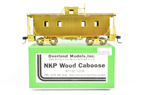 HO Brass OMI - Overland Models, Inc. NKP - Nickel Plate Road Wood Caboose