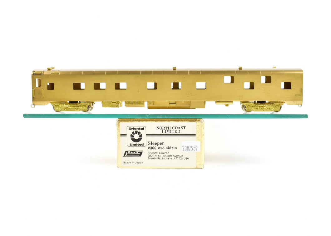 HO Brass Oriental Limited NP - Northern Pacific North Coast Limited Sleeper No 366 Unpainted