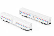Load image into Gallery viewer, N Kato 106-3503 Amtrak Material Handling Car 2-Pack Phase III Set C-1 Nos. 1524 and 1547
