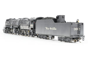 HO Brass PFM - United D&RGW - Denver & Rio Grande Western L-131 2-8-8-2 1972 Run Custom Painted & Weathered