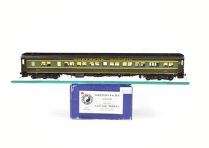 HO Brass Cascade Models CON NP - Northern Pacific HW Coach #604 series custom painted in  pine tree scheme