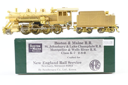 HO Brass NERS - New England Rail Service B&M - Boston & Maine Class K-7B 2-8-0 Consolidation