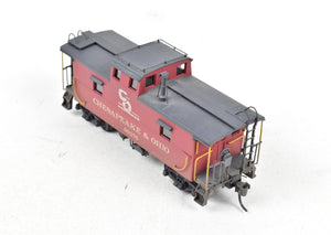 HO Brass OMI - Overland Models, Inc. C&O - Chesapeake & Ohio Steel Caboose #90200-90299 Series CP & Weathered No. 90276