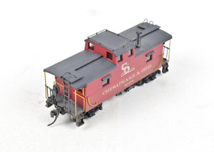 HO Brass OMI - Overland Models, Inc. C&O - Chesapeake & Ohio Steel Caboose #90200-90299 Series CP & Weathered No. 90276