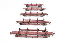 Load image into Gallery viewer, HO Kadee Quality Products Various Roads Logging Car 5-Pack Custom Built &amp; Painted in REBOXX
