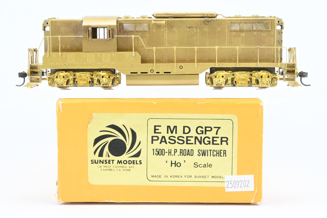 ゴールデンサイクリスト PP5-FH　レトロ HO Brass Sunset Models Various Roads EMD GP7 1500HP Road Switcher