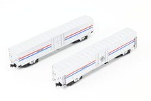 Load image into Gallery viewer, N Kato 106-3503 Amtrak Material Handling Car 2-Pack Phase III Set C-1 Nos. 1524 and 1547
