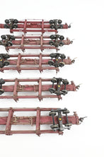 Load image into Gallery viewer, HO Kadee Quality Products Various Roads Logging Car 5-Pack Custom Built &amp; Painted in REBOXX
