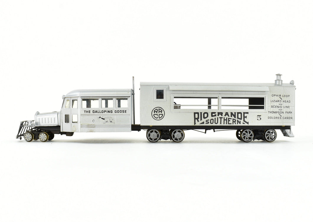 On3 Brass LMB Models RGS - Rio Grande Southern Galloping Goose #5 Custom Painted NO BOX