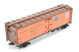 O Brass PSC - Precision Scale Co. PFE - Pacific Fruit Express 40’ R-30-21 Wood Refrigerator Car FP No. 65150