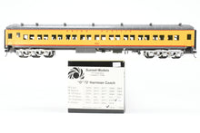 Load image into Gallery viewer, O Brass Sunset Models Third Rail UP - Union Pacific 72’ Harriman Coach FP Yellow/Gray No. 1054
