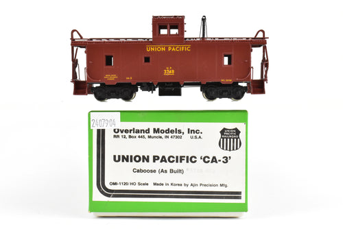 HO Brass OMI - Overland Models, Inc. UP - Union Pacific CA-3 Caboose (As Built) CP #3748