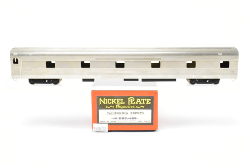 HO Brass NPP - Nickel Plate Products CB&Q - Burlington Route/ WP/D&RGW California Zephyr  Budd 6 Double Bedroom-5 Comp Sleeper Wrong Box
