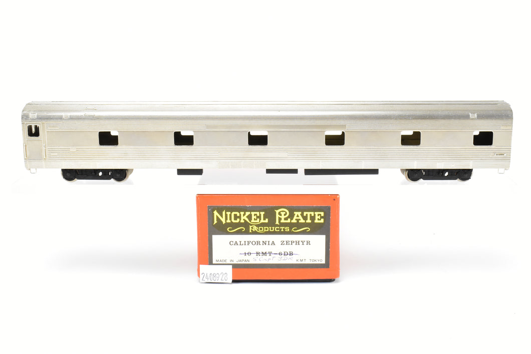 HO Brass NPP - Nickel Plate Products CB&Q - Burlington Route/ WP/D&RGW California Zephyr  Budd 6 Double Bedroom-5 Comp Sleeper Wrong Box