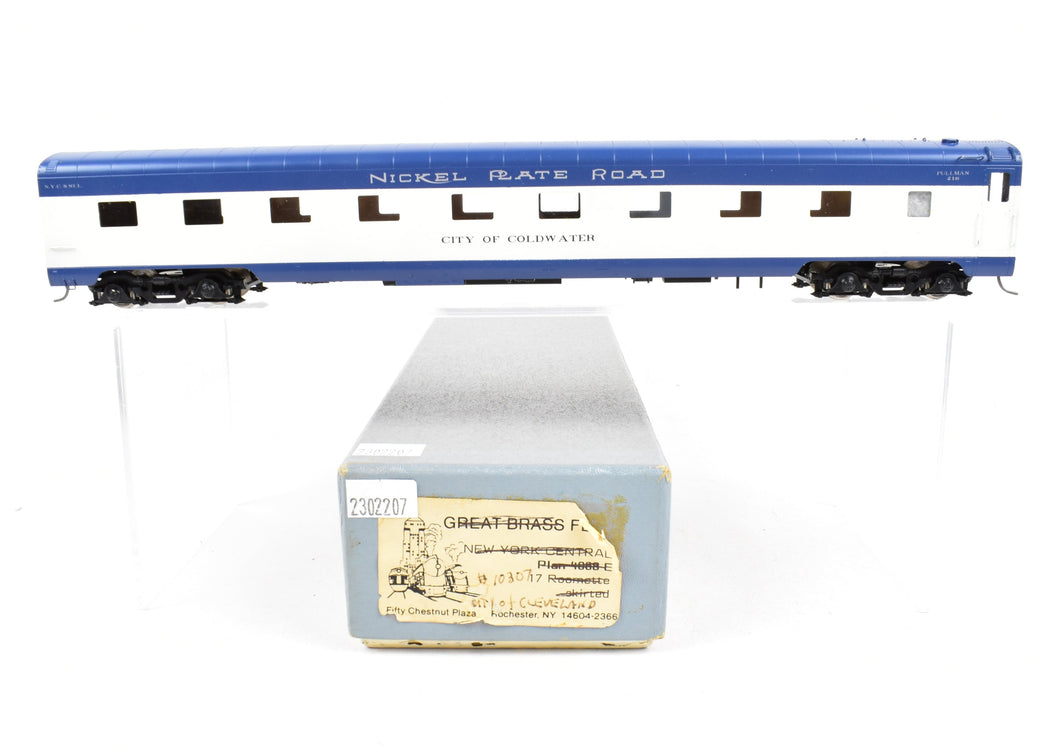 HO Brass Great Brass Fleet NKP - Nickel Plate Road Pullman 17-Roomette Sleeper CP