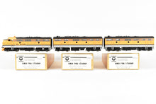 Load image into Gallery viewer, HO Brass Oriental Limited D&amp;RGW - Rio Grande EMD F9 A/B/B Set 1750 HP Each Factory Painted
