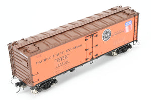 O Brass PSC - Precision Scale Co. PFE - Pacific Fruit Express 40’ R-30-21 Wood Refrigerator Car FP No. 65150