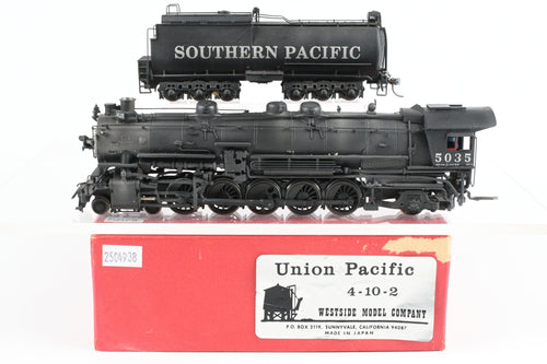 HO Brass Westside Model Co. SP - Southern Pacific SP-1 4-10-2 CP w/ Weathering #5035 WRONG BOX
