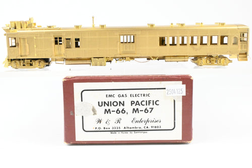 HO Brass  W&R Enterprises  UP - Union Pacific EMC Gas Electric  Numbers M-66 & M-67