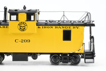 Load image into Gallery viewer, HO Brass CON OMI - Overland Models, Inc. DM&amp;IR - Duluth Missabe &amp; Iron Range Extended Vision Caboose w/Full Antenna FP No. C-209
