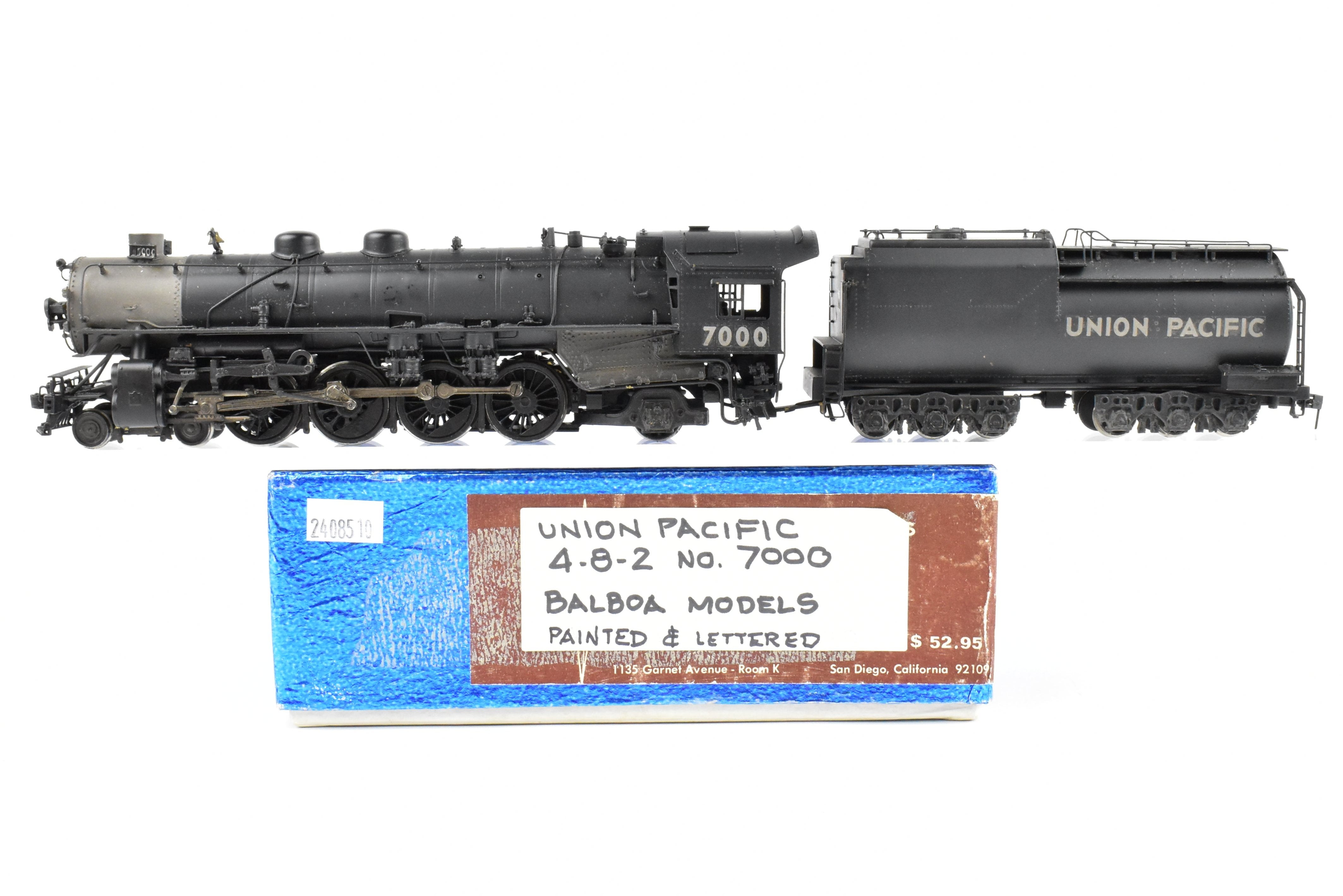 HO Brass Balboa UP - Union Pacific 7000 Class 4-8-2 Mountain