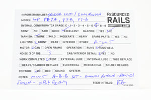 HO Brass Oriental Limited WP - Western Pacific EMD FP7A/F7B/F7B FP Zephyr Passenger Scheme