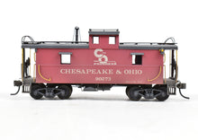 Load image into Gallery viewer, HO Brass OMI - Overland Models, Inc. C&amp;O - Chesapeake &amp; Ohio Steel Caboose #90200-90299 Series CP &amp; Weathered No. 90273
