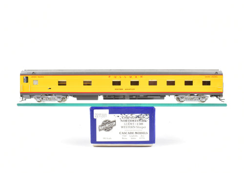 HO Brass Cascade Models C&NW - Chicago & North Western 12 RMT/4DBR Western series Sleeper