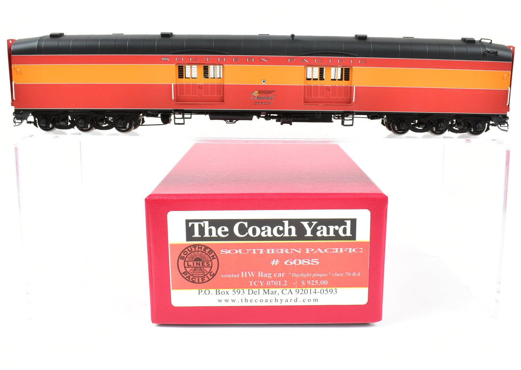 HO Brass TCY - The Coach Yard SP - Southern Pacific Streamlined Heavyweight Baggage Car 