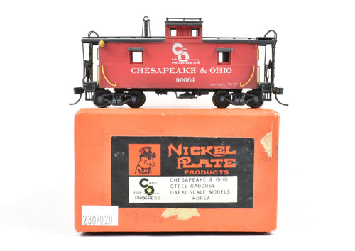 HO Brass NPP - Nickel Plate Products C&O - Chesapeake & Ohio Steel Caboose
