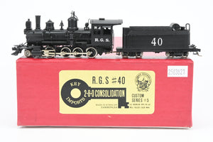 HOn3 Brass Key Imports RGS - Rio Grande Southern C-19 No. 40 2-8-0 Consolidation Factory Painted