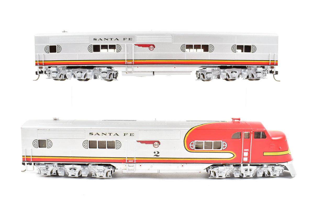 HO Brass Hallmark Models ATSF - Santa Fe EMC E-1 A/B Set Both Powered ...