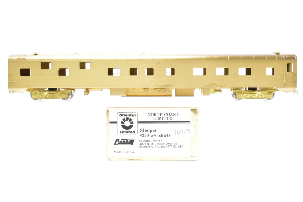 HO Brass Oriental Limited NP - Northern Pacific North Coast Limited Sleeper #350 w/o Skirts