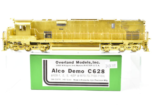 HO Brass OMI - Overland Models, Inc - Alco C628 Demonstrator Nos. 628-1, -2, -3 and -4 (Later SP Nos. 4870-4873 and then, 7100 - 7103)