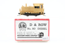 Load image into Gallery viewer, HOn3 Brass Westside Model Co. D&amp;RGW - Denver &amp; Rio Grande Western Diesel Switcher #50

