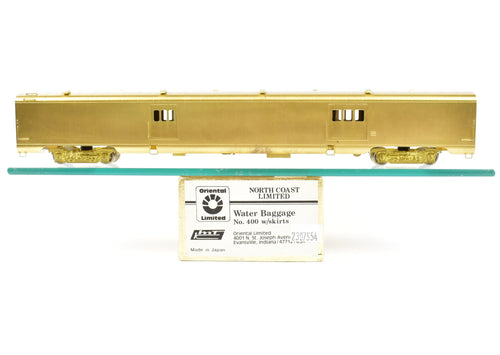 HO Brass Oriental Limited NP - Northern Pacific North Coast Limited Skirted water Baggage Car