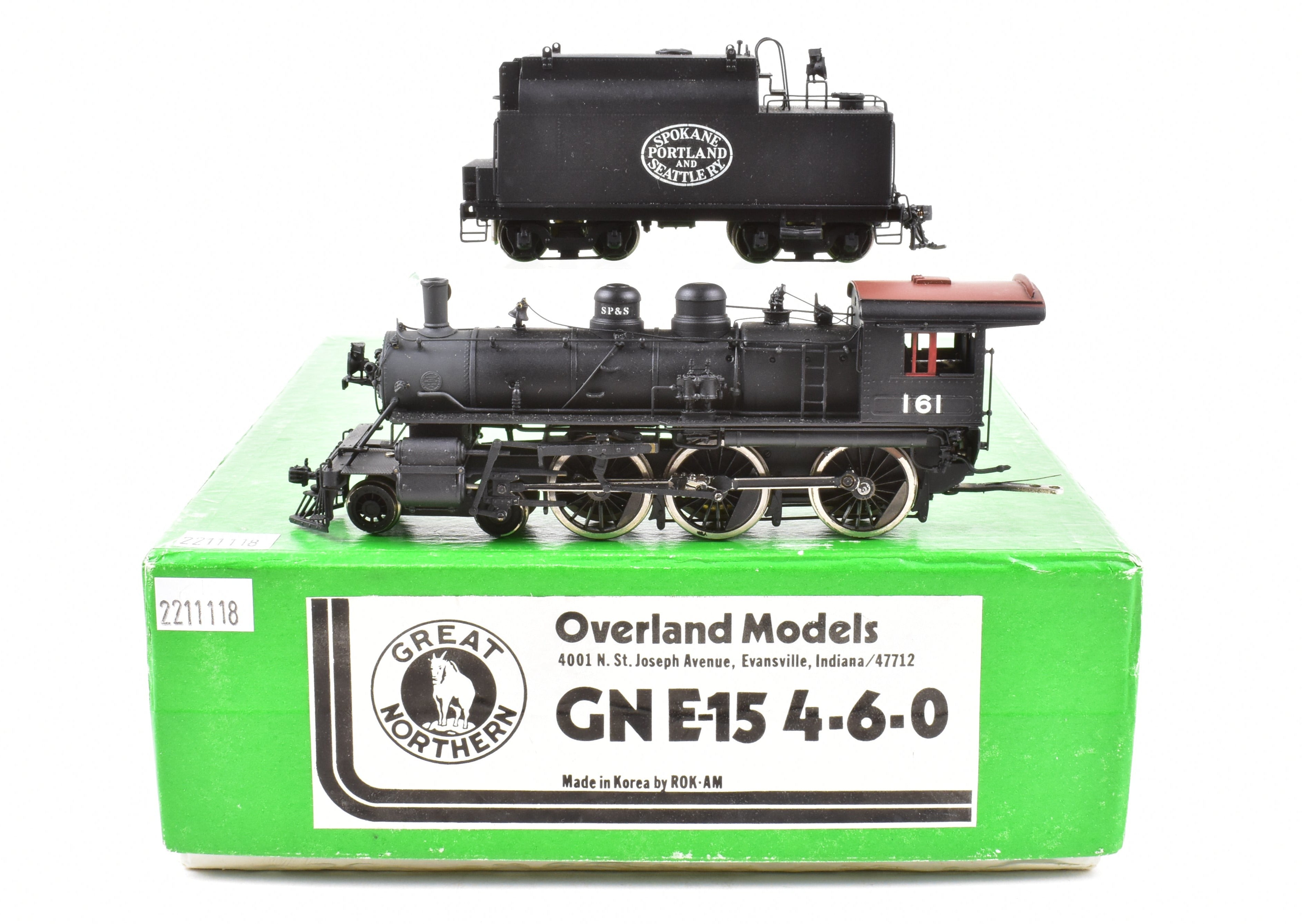 HO Brass OMI - Overland Models Inc. GN - Great Northern 4-6