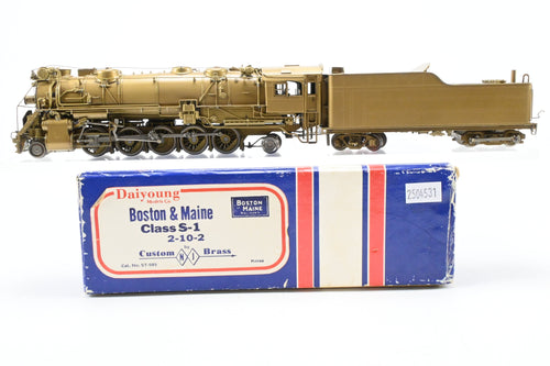 HO Brass NJ Custom Brass B&M - Boston & Maine 2-10-2 Class S-1