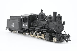 HOn3 Brass Key Imports RGS - Rio Grande Southern C-19 No. 40 2-8-0 Consolidation Factory Painted