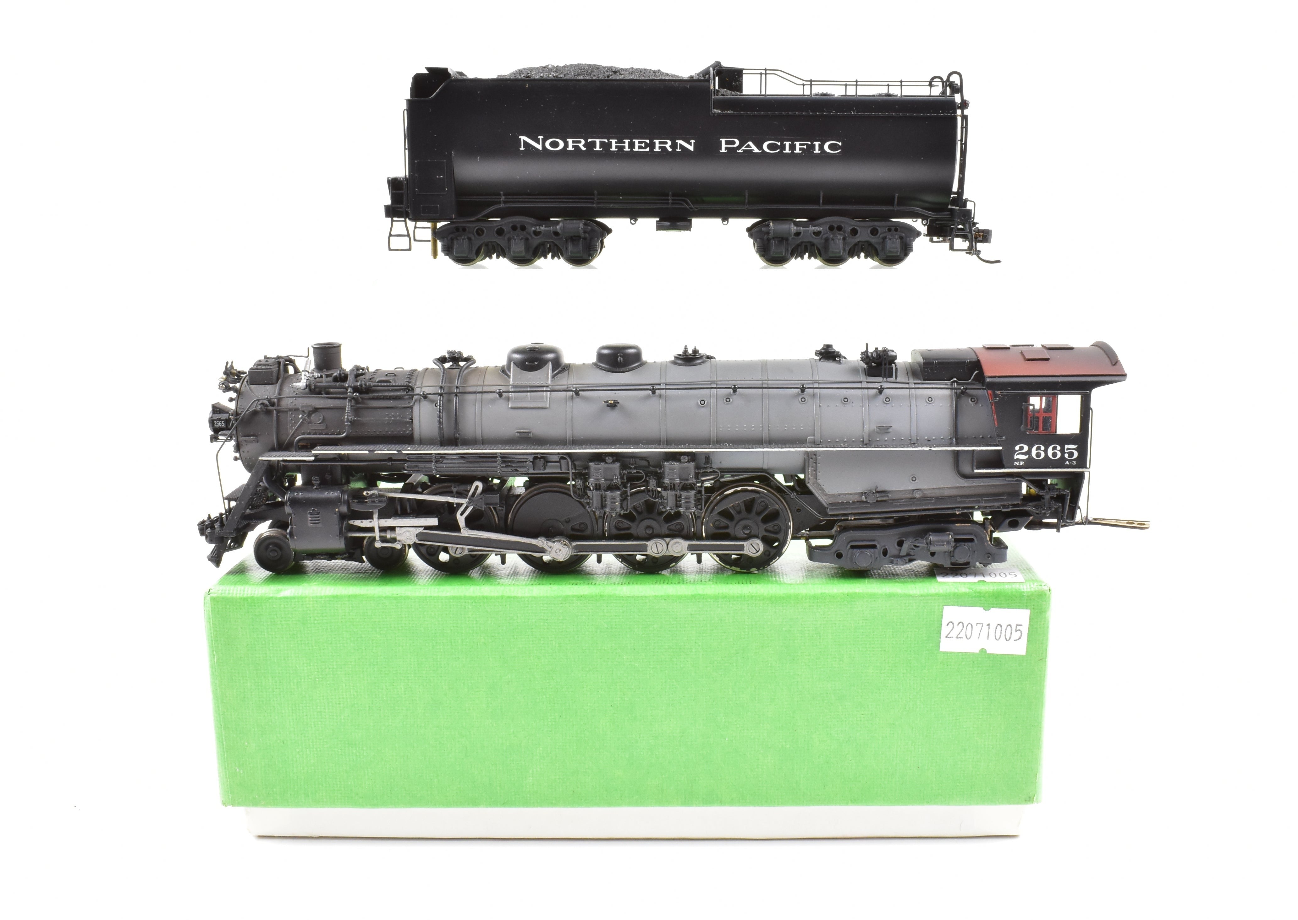 HO Brass PFM - Fujiyama NP - Northern Pacific 4-8-4 Class A-3 Crown Model  CP No. 2665 REBOXX