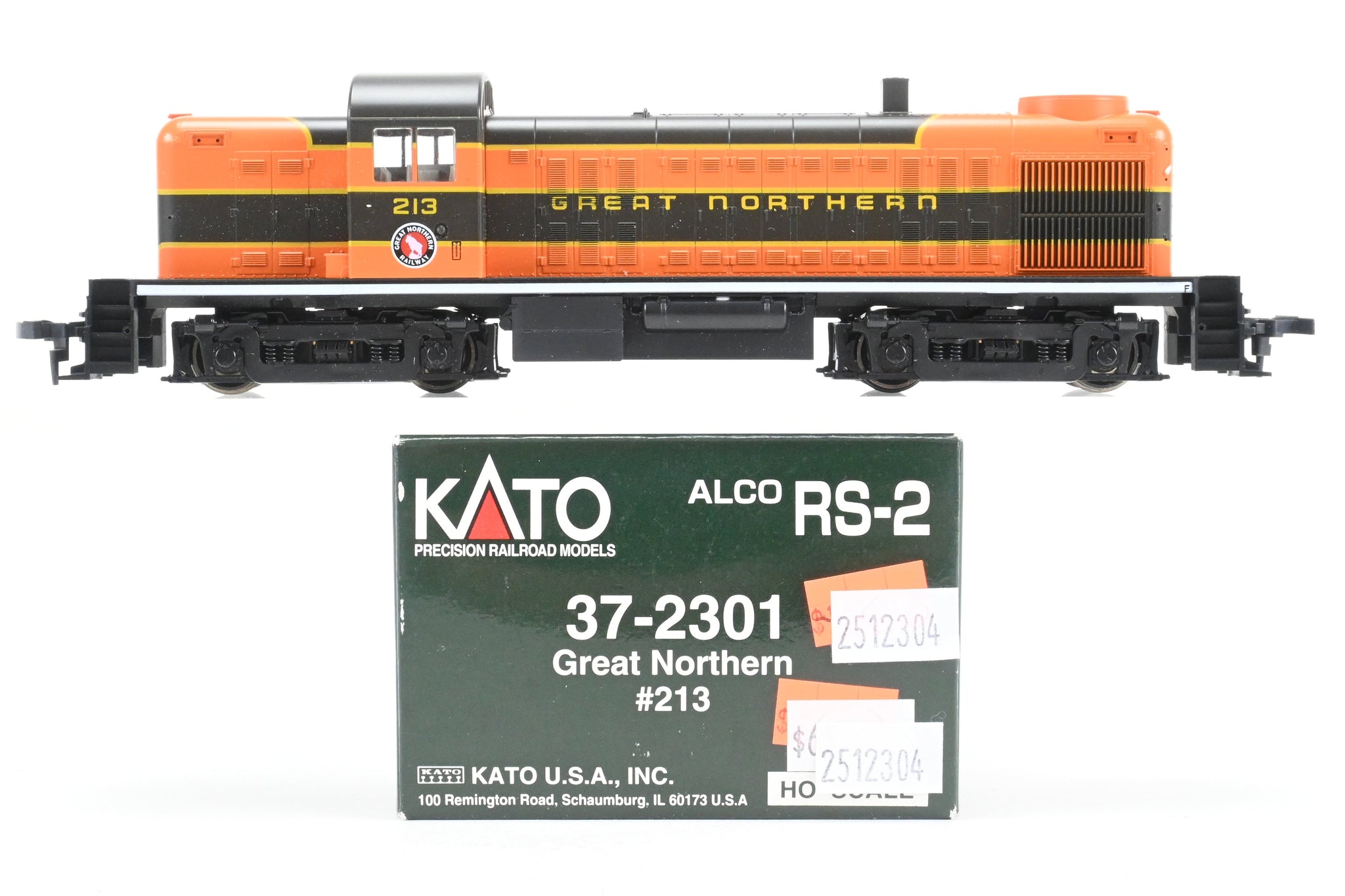 HO Kato GN - Great Northern Alco RS-2 FP No. 213 – ReSourced Rails