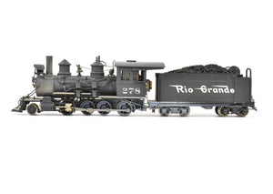 HOn3 Brass Westside Model Co. D&RGW - Denver & Rio Grande Western C-16 2-8-0 #278 Custom Painted