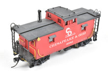 Load image into Gallery viewer, HO Brass NPP - Nickel Plate Products C&amp;O - Chesapeake &amp; Ohio Steel Caboose
