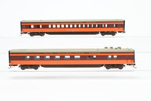 Load image into Gallery viewer, HO Brass NPP - Nickel Plate Products MILW - Milwaukee Road Hiawatha 2-Car Set Dining Car and Parlor Car Custom Painted /Upgraded Walthers Trucks
