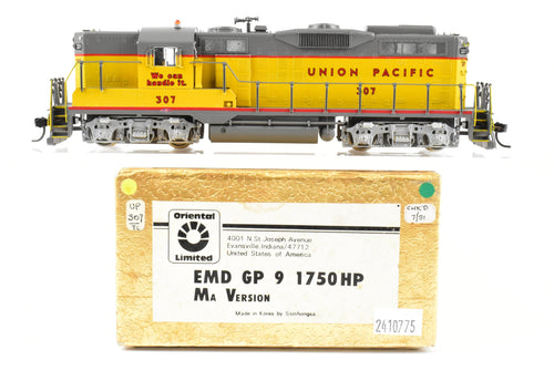 HO Brass Oriental Limited UP - Union Pacific EMD GP9 1750 HP MA Version CP #307