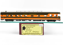 Load image into Gallery viewer, HO Brass W&amp;R Enterprises GN - Great Northern  Business Car custom painted A28 green and orange
