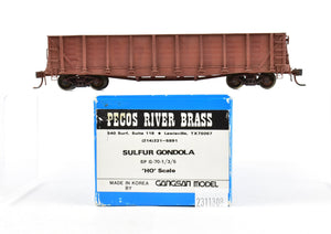 HO Brass Pecos River Brass SP - Southern Pacific G-70-1/3/5 Sulfur Gondola CP